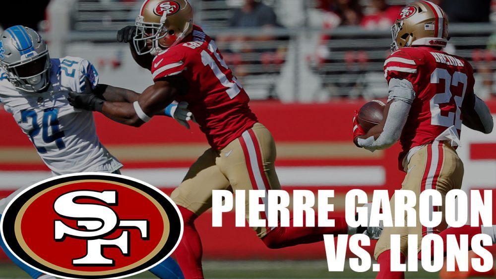 49ers WR Pierre Garcon Game Ball