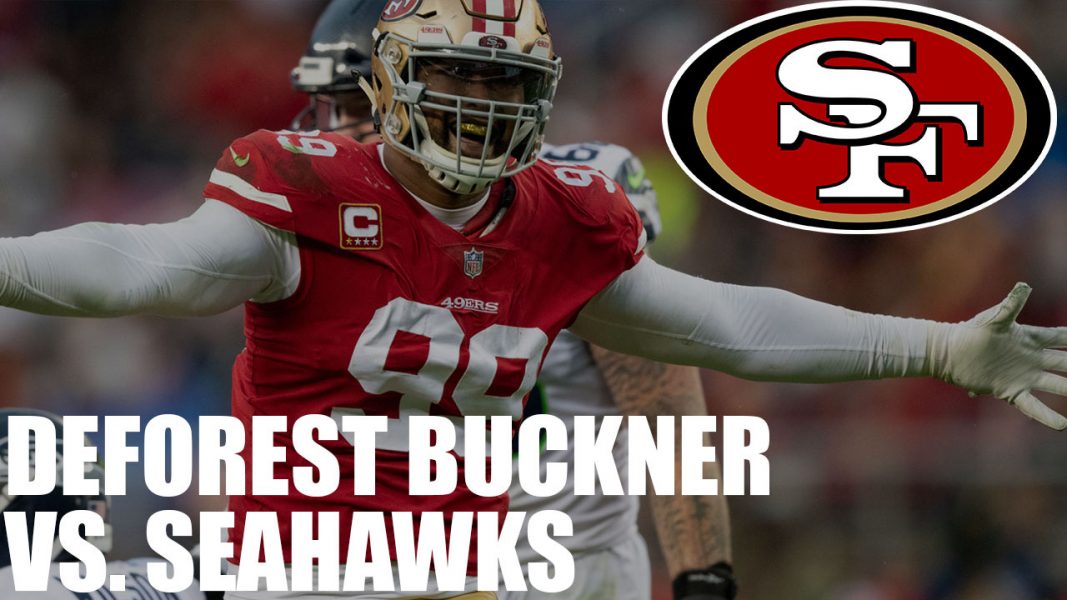 San Francisco 49ers vs. Seattle Seahawks Game 15 game balls DeForest Buckner