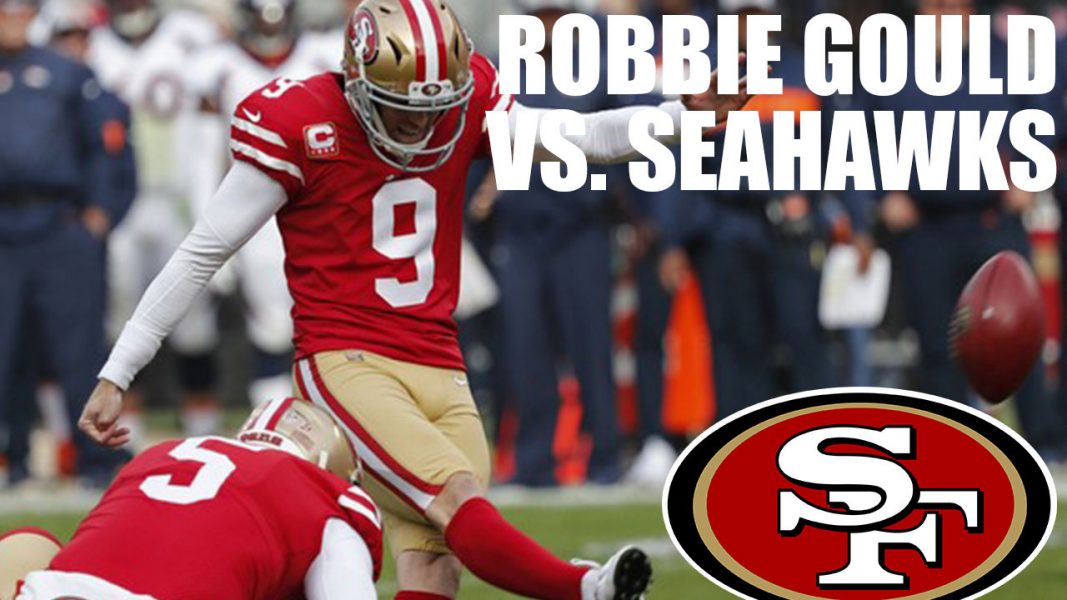 San Francisco 49ers vs. Seattle Seahawks Game 15 game balls Robbie Gould