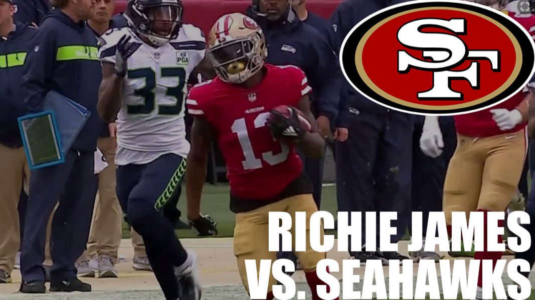San Francisco 49ers vs. Seattle Seahawks Game 15 game balls Richie James