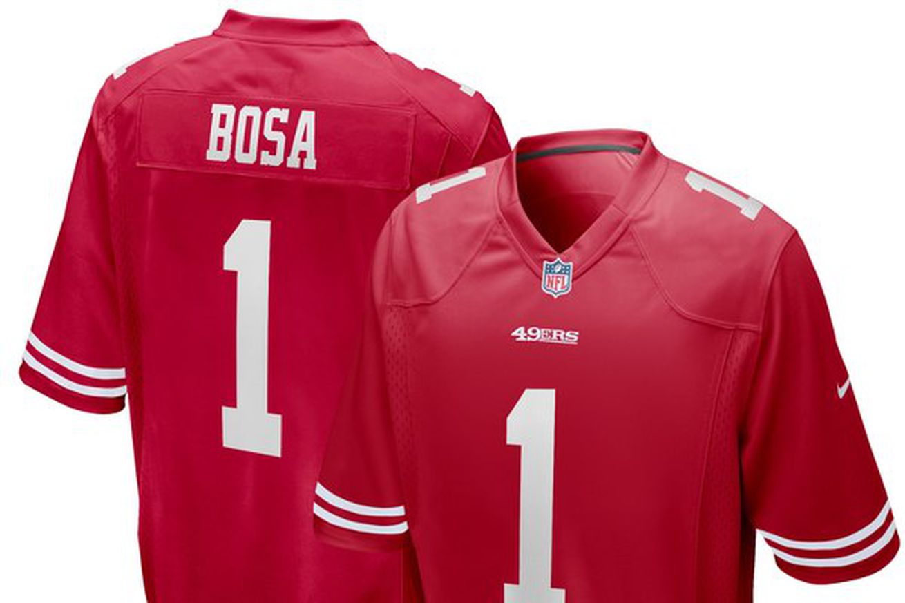 49ers jersey schedule