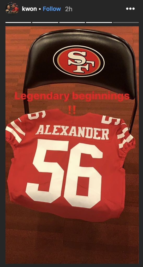 49ers alexander jersey